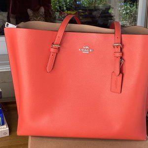 Coach Mollie Tote - Pink/Orange - 1671